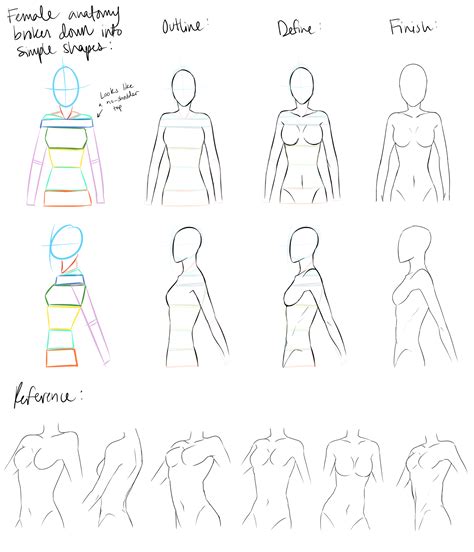 anime girl drawing full body|female anatomy drawing anime.